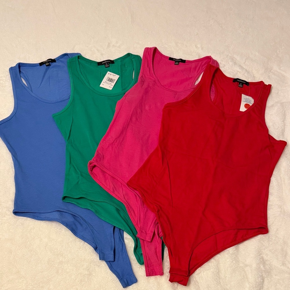 Ambiance Colorful Sleeveless Bodysuit Collection
